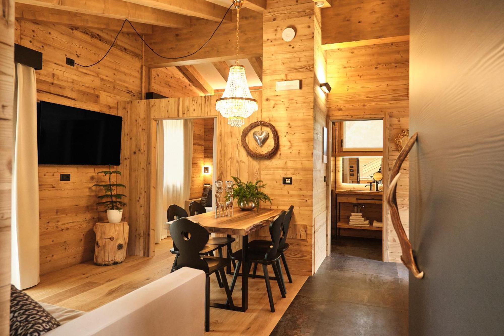 Boutique Hotel E Chalets Salvadori Меццана Екстер'єр фото